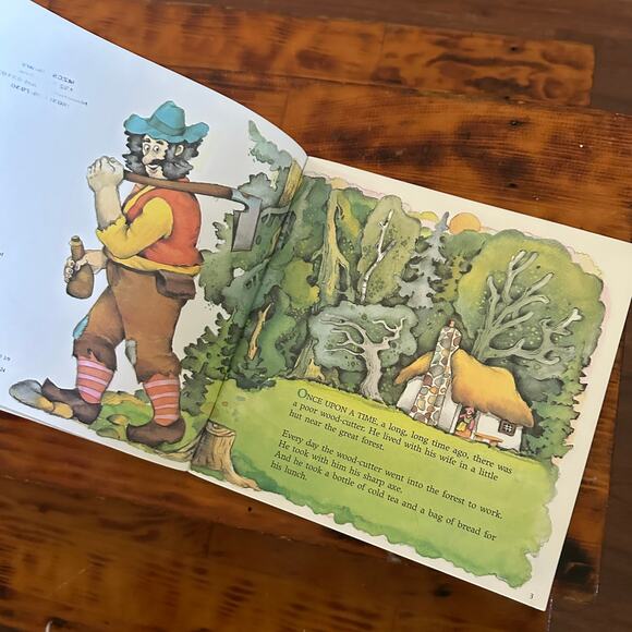 Vintage The Three Wishes Folktale Paperback Book - Picture 4 of 10